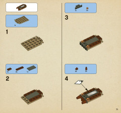 LEGO 4867 instructions page 71 – build guide