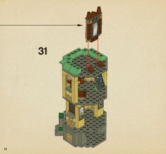 LEGO 4867 instructions page 72 – build guide