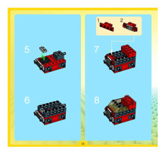 LEGO 4883 instructions page 18 – build guide