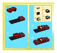 LEGO 4883 instructions page 22 – build guide