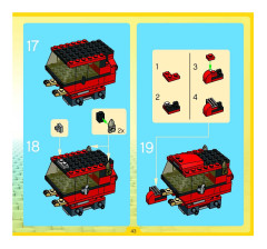 LEGO 4883 instructions page 43 – build guide