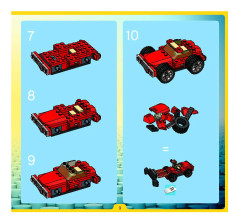 LEGO 4883 instructions page 9 – build guide