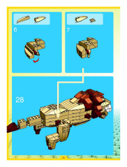 LEGO 4884 instructions page 28 – build guide