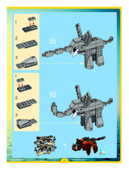 LEGO 4884 instructions page 21 – build guide