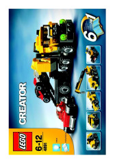 LEGO 4891 instructions page 1 – build guide