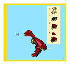 LEGO 4892 instructions page 13 – build guide
