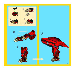 LEGO 4892 instructions page 27 – build guide