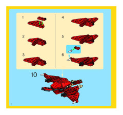LEGO 4892 instructions page 6 – build guide