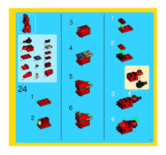 LEGO 4892 instructions page 25 – build guide