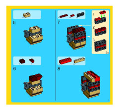 LEGO 4892 instructions page 7 – build guide