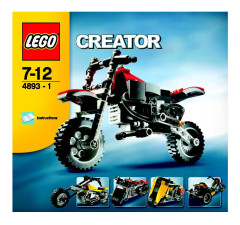 LEGO 4893 instructions page 1 – build guide