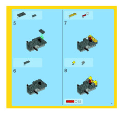 LEGO 4893 instructions page 17 – build guide