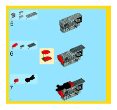 LEGO 4893 instructions page 4 – build guide