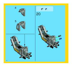 LEGO 4893 instructions page 54 – build guide