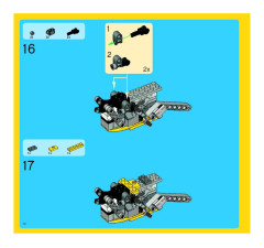 LEGO 4893 instructions page 10 – build guide
