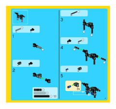 LEGO 4893 instructions page 21 – build guide