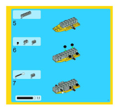 LEGO 4893 instructions page 5 – build guide