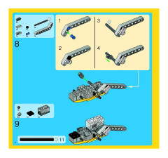 LEGO 4893 instructions page 6 – build guide