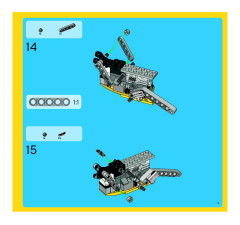LEGO 4893 instructions page 9 – build guide