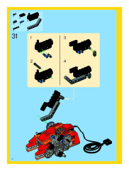 LEGO 4895 instructions page 22 – build guide