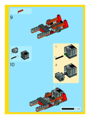 LEGO 4895 instructions page 9 – build guide