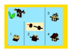 LEGO 4916 instructions page 2 – build guide