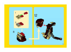 LEGO 4916 instructions page 9 – build guide