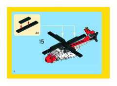LEGO 4918 instructions page 8 – build guide