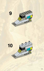 LEGO 4940 instructions page 9 – build guide