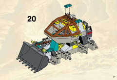 LEGO 4950 instructions page 21 – build guide