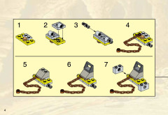 LEGO 4950 instructions page 4 – build guide