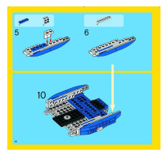 LEGO 4953 instructions page 10 – build guide