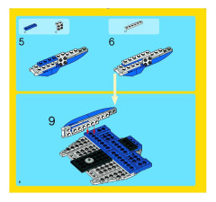 LEGO 4953 instructions page 8 – build guide