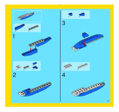 LEGO 4953 instructions page 9 – build guide