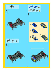 LEGO 4954 instructions page 3 – build guide