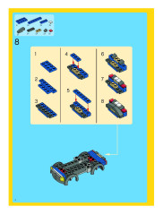 LEGO 4954 instructions page 4 – build guide