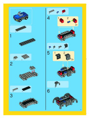 LEGO 4954 instructions page 3 – build guide