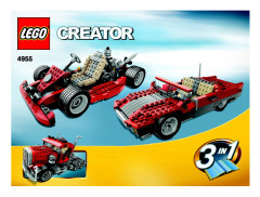 LEGO 4955 instructions page 1 – build guide