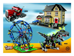 LEGO 4955 instructions page 84 – build guide