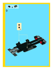 LEGO 4955 instructions page 9 – build guide