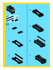 LEGO 4957 instructions page 21 – build guide