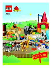 LEGO 4960 instructions page 1 – build guide