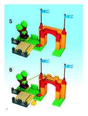 LEGO 4960 instructions page 8 – build guide