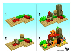 LEGO 4968 instructions page 2 – build guide