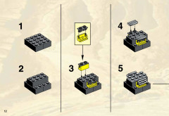 LEGO 4970 instructions page 12 – build guide