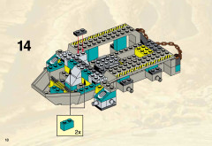 LEGO 4970 instructions page 18 – build guide