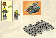 LEGO 4970 instructions page 2 – build guide