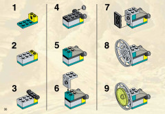 LEGO 4970 instructions page 30 – build guide