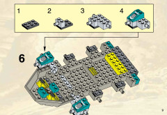 LEGO 4970 instructions page 9 – build guide