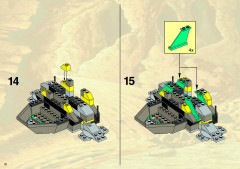 LEGO 4980 instructions page 10 – build guide